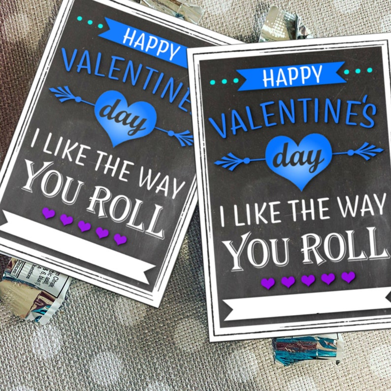 Fruit Rollup Valentine's Exchange Cards / Printable Etsy