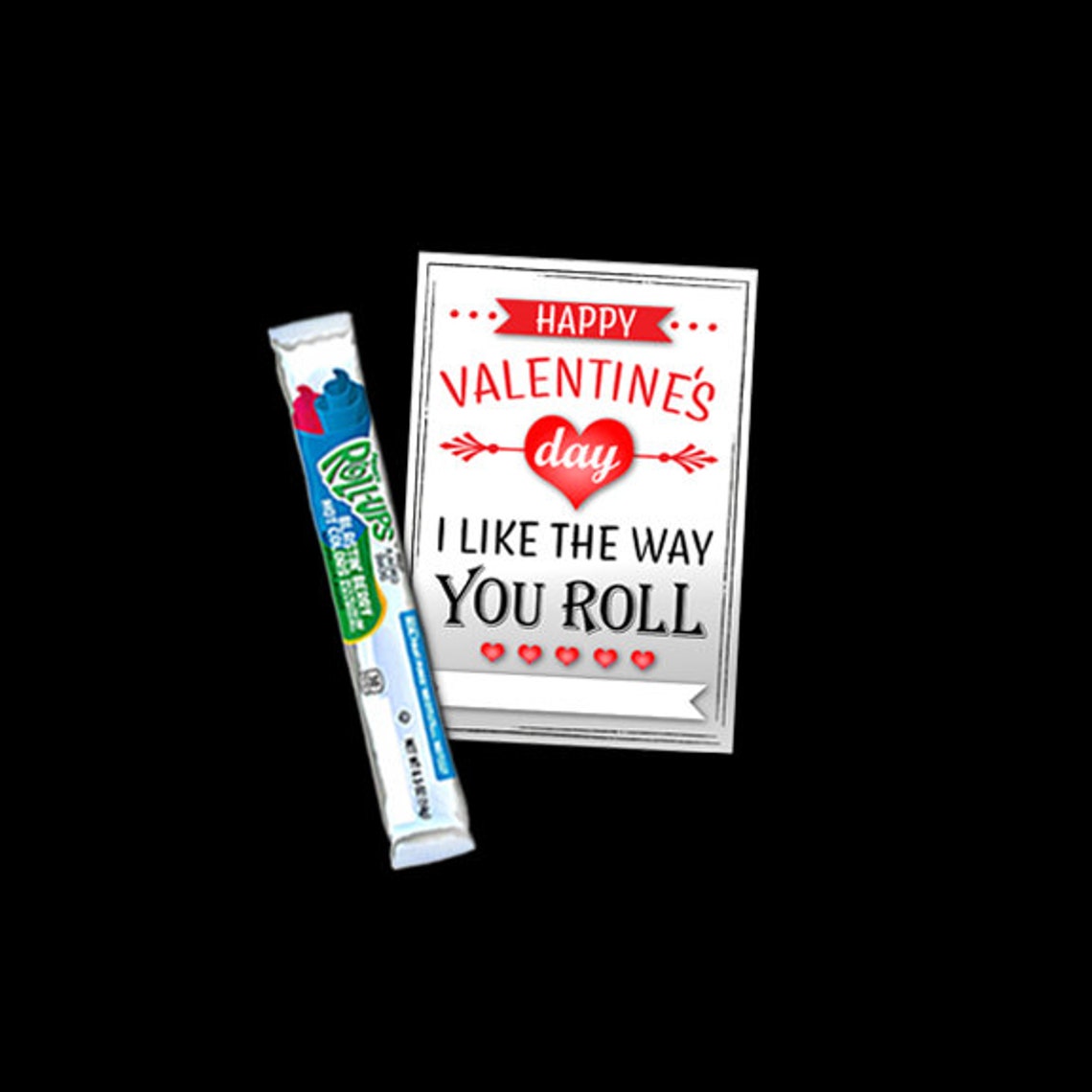 Fruit Roll-up Valentine's Exchange Cards / Printable | Etsy