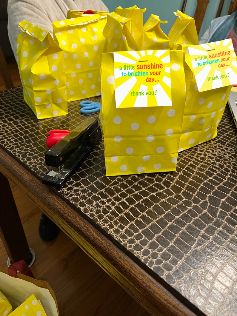 Sending Sunshine, Box of Sunshine, Printable Gift Tag, Friend Gift, Teacher Appreciation Gift, Scatter Sunshine, Instant Download image 6