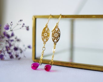 boucles d'oreilles bijoux style bohème Gina