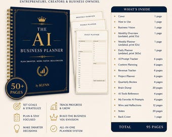 AI-bedrijfsplanner (digitale print)