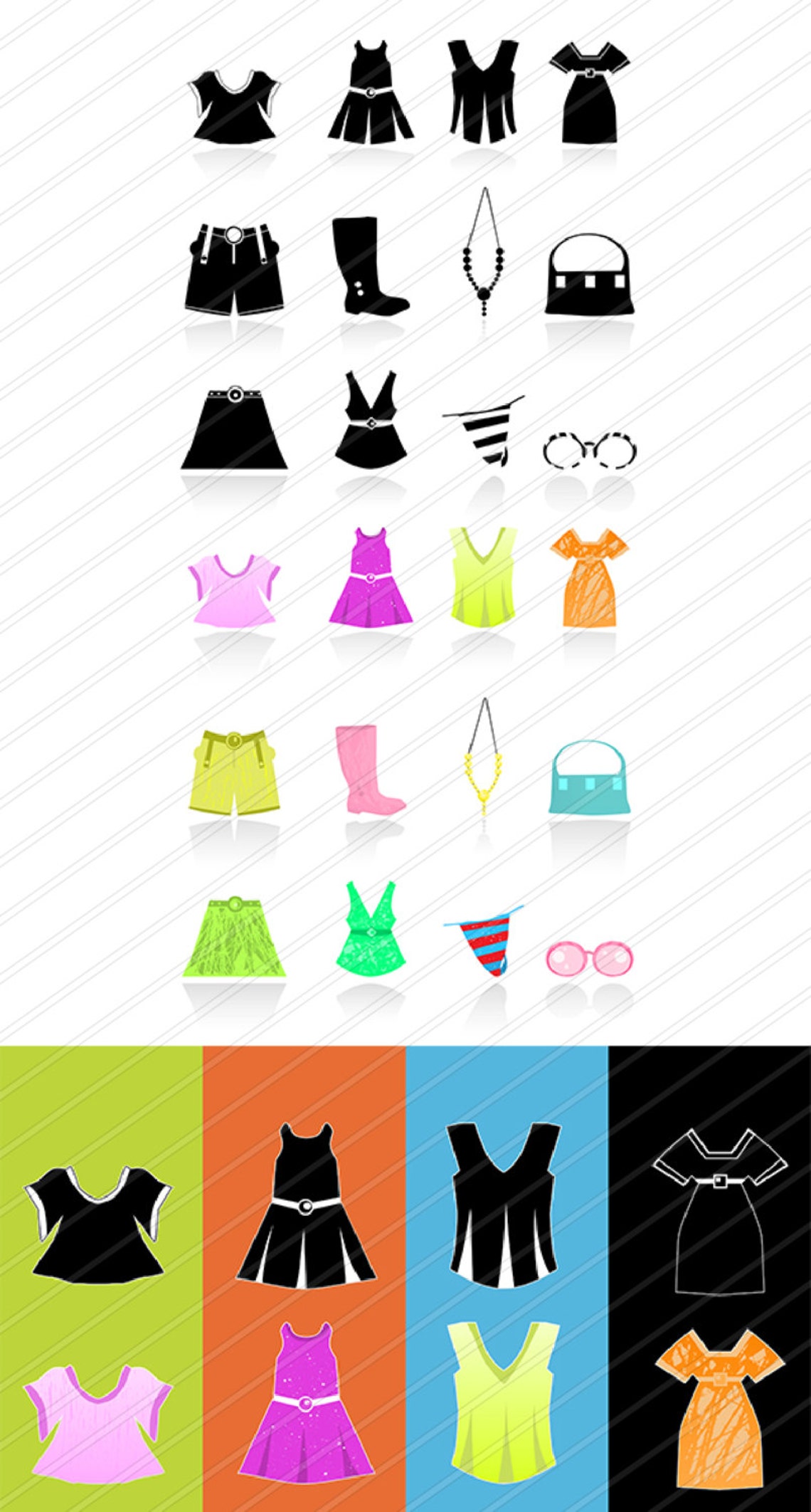 Cloths Clipart Clothes Clipart Cloths Instant Download - Etsy
