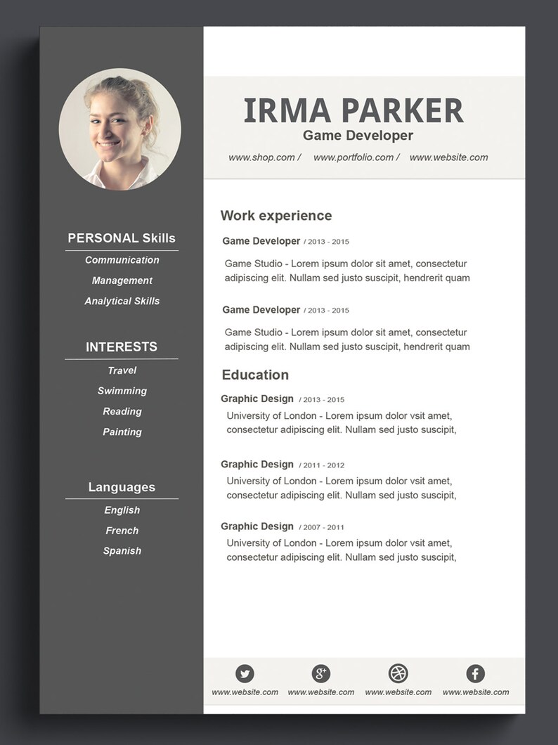 Custom resume writing words