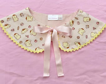 Adult Size Kawaii Yellow Puppy Oversized Peter Pan Collar