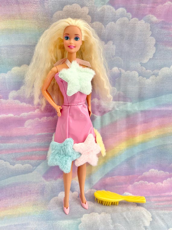 Vintage 90s up Cycled Barbie Doll With Hand Made Dress - Etsy