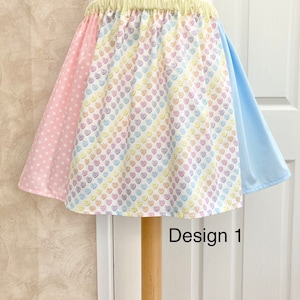 Kawaii Mix & Match Panel Short Skirt (various designs and sizes)