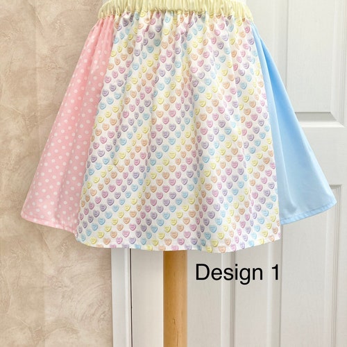 Kawaii Mix & Match Panel Short Skirt (various designs and sizes)