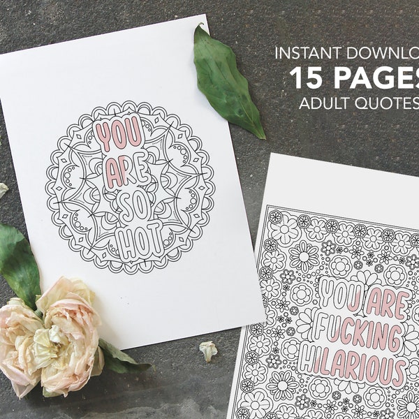 Nsfw Coloring Pages - Etsy