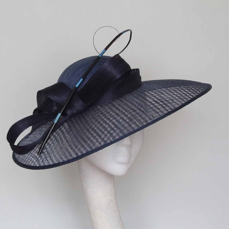 navy occasion hat