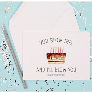 Naughty Funny mature birthday card for boyfriend birthday card for him funny husband card funny boyfriend gift sexy gift for boyfriend