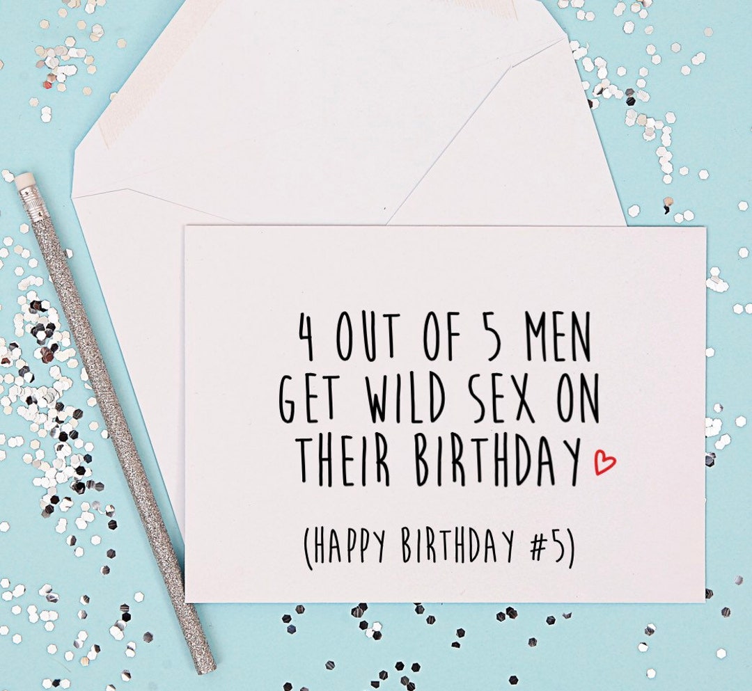 Mature Funny Sex Birthday Card for Boyfriend Boyfriend photo