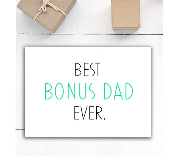 bonus dad card