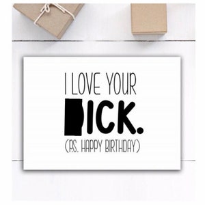 Mature Funny sex Happy Birthday Card for boyfriend Boyfriend Birthday gift card for him Birthday card for husband card naughty sex card