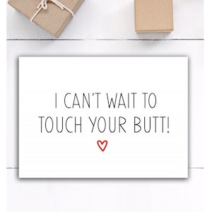 I Miss you card long distance boyfriend Card I miss your butt card Thinking of you Card Rude card I love you card i miss you gift butt gift