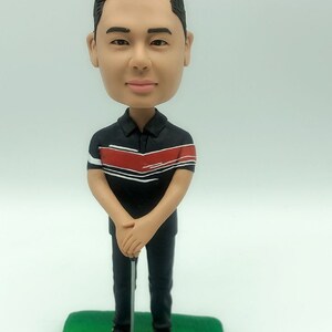 Golfer Custom Bobblehead Golfer Bobble Head Golfer Personalized Gifts Custom Golfer Birthday Gift Husband Gift Boyfriend Gift Golfer Gift