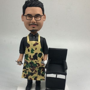 Personalized Barber Gift Barber Boyfriend Gift Barber Father Gift Husband Gift Boyfriend Birthday Gift Barber Gift Custom Barber Bobble Head