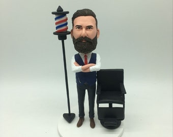 Barber Personalized Bobble Head Personalized Barber Boyfriend Gift Barber Father Gift Husband Gift Boyfriend Birthday Gift Barber Gift