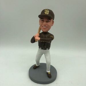 SD Padres Personalized Bobble Head Padres Custom Bobble Head Padres Boyfriend Padres Gift Padres Birthday Padres Cake Topper