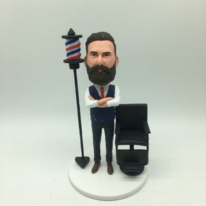 Barber Personalized Bobble Head Personalized Barber Boyfriend Gift Barber Father Gift Husband Gift Boyfriend Birthday Gift Barber Gift