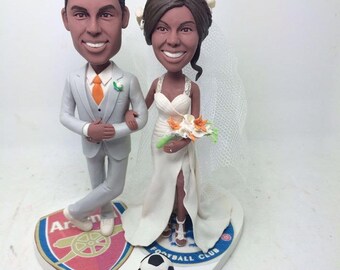 Soccer Wedding Cake Topper Wedding Cake Topper Personalized Wedding Cake Topper Soccer Wedding Topper Wedding Cake Toppers Custom Wedding