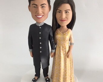 Indian Wedding Cake Topper Indian Personalized Wedding Cake Topper Indian Traditional Wedding Cake Topper Indian Cake Topper