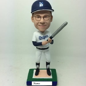 LA Dodgers Custom Bobble Head Personalized Dodgers Clay Figurines Dodgers Father Gift LA Dodgers Birthday Gift Husband Boyfriend Son Gift