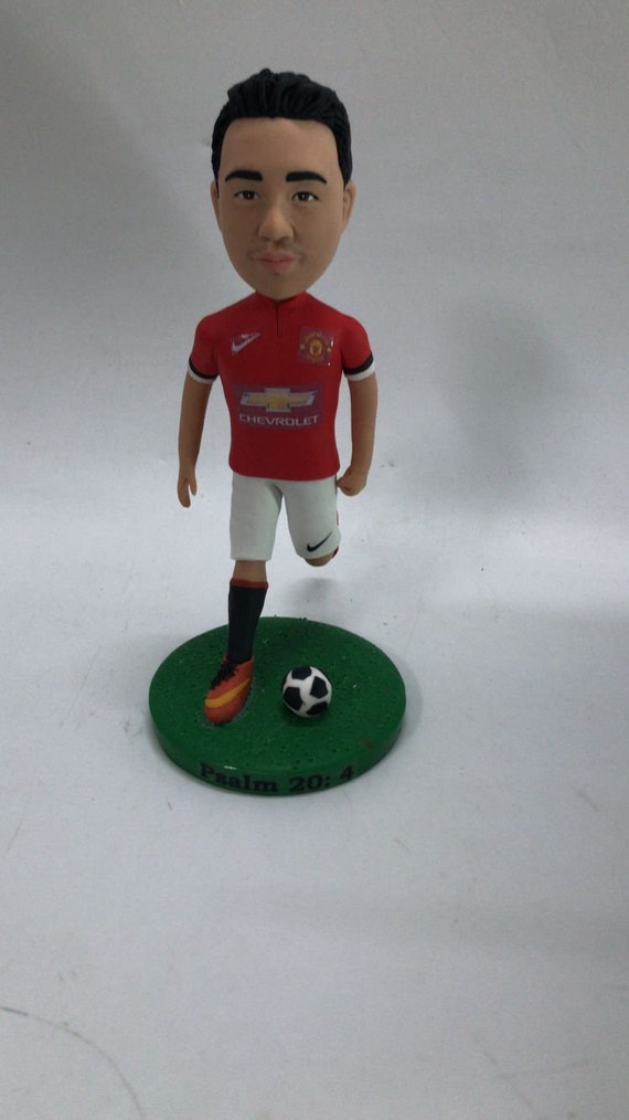 Soccer Bobble Head Personalized Soccer Cake Topper Soccer Personalized Gift Soccer Boyfriend Gift Soccer Christmas Gift Soccer Birthday Gift