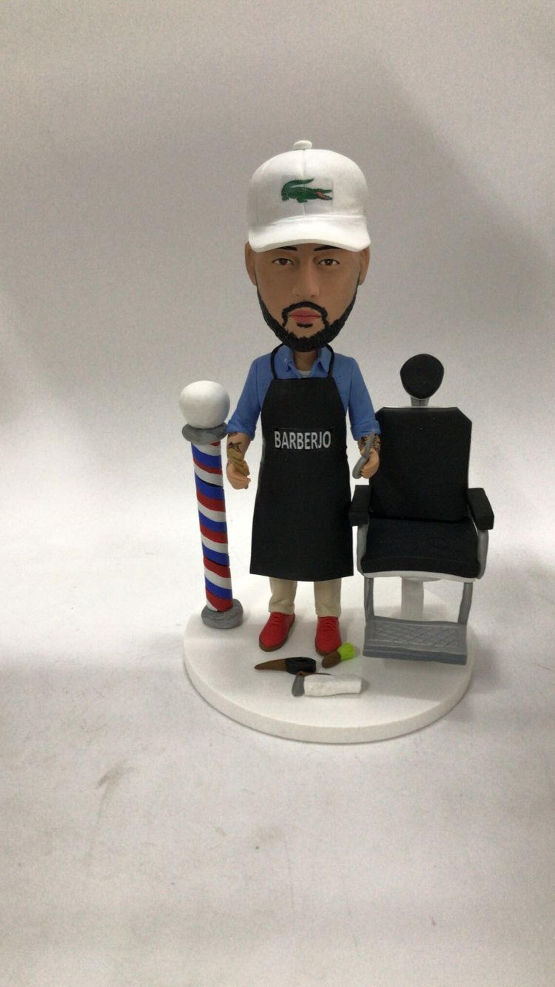 Barber Personalized Bobble Head Clay Figurine Boyfriend Gift Etsy Australia