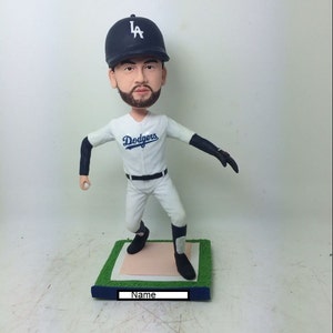 LA Dodgers Custom Bobble Head Personalized Dodgers Clay Figurines Based on Customers&#39; Photo Birthday GIft Husband Boyfriend Son Bday Gift