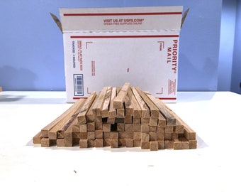 Oak Wood Pieces - Craft Supplies Oak Wood Sticks - Small Wood Sticks - Oak Wood Supplies for Crafts