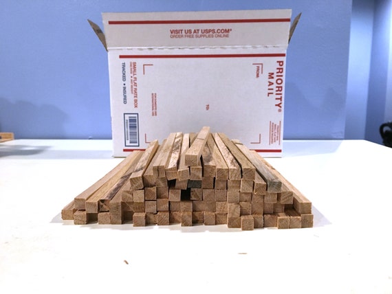 Oak Wood Pieces - Craft Supplies Oak Wood Sticks - Small Wood Sticks - Oak Wood Supplies for Crafts