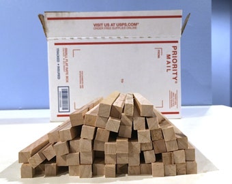 Maple Wood Pieces - Craft Supplies Maple Wood Sticks - Small Hard Wood Sticks - Maple Wood Supplies for Crafts