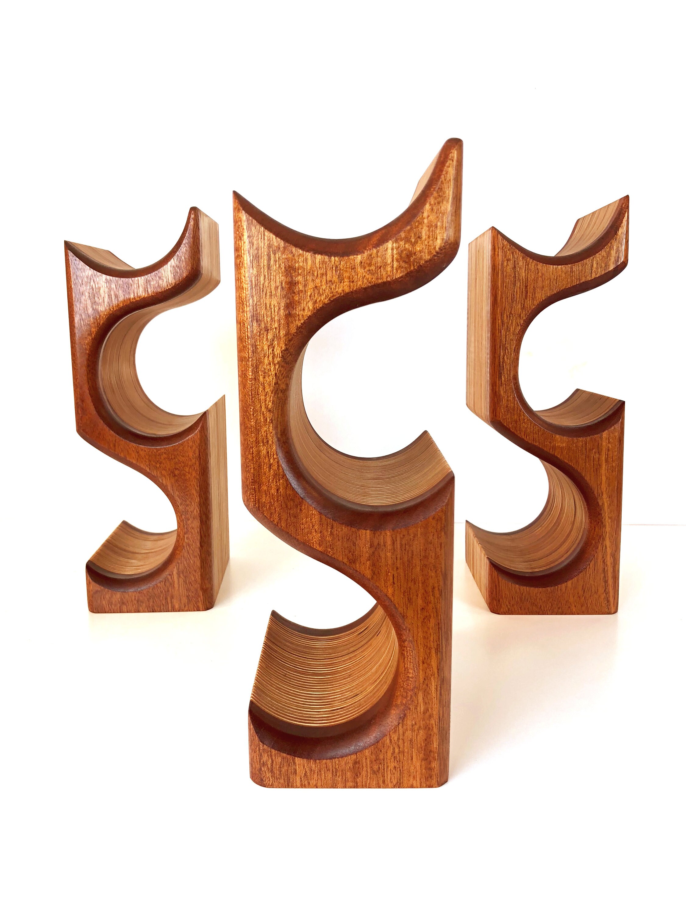 Mahogany Wood Wine Rack Tabletop Mahogany Wine Rack Wine Etsy