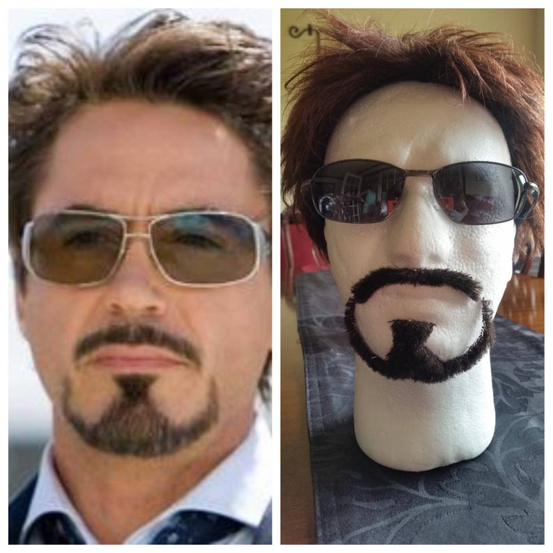 Fashion Iron Man Tony Stark Moustache And Goatee Avengers Facial Hair Accessory Clothing, Shoes & Accessories Fashion Iron Man Tony Stark Moustache And Goatee Avengers Facial Hair Accessory Clothing, Shoes & Accessories