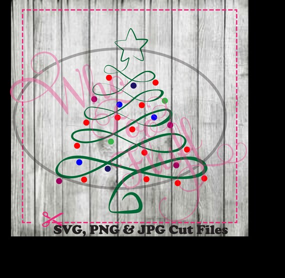 Download Free Swirly Christmas Tree With Christmas Balls Svg Png Jpg Dxf Eps Etsy SVG DXF Cut File