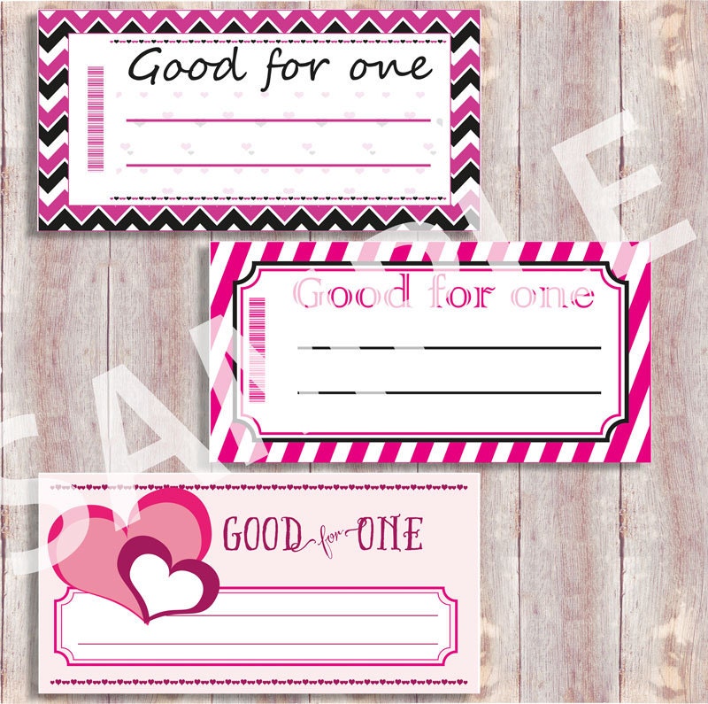 Printable Diy Coupon Book Template