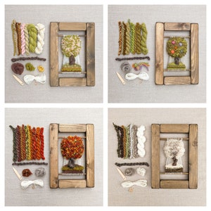 Weaving Kit, Craft Kit, Learn to Weave a Wall Hanging image 10