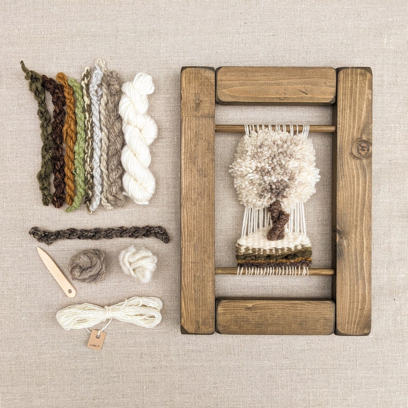 Weaving Kit, Craft Kit, Learn to Weave a Wall Hanging image 4