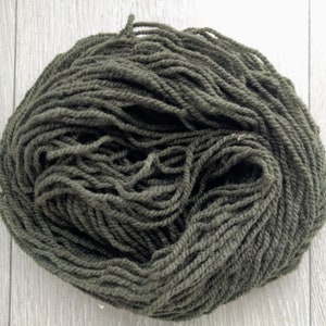 Natural Dye Yarn for Weaving, Warp & Weft Conifer Green