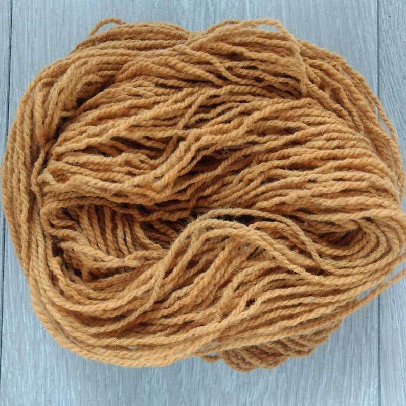 Natural Dye Yarn for Weaving, Warp & Weft Brass