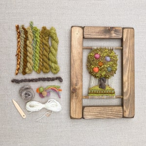 Weaving Kit, Craft Kit, Learn to Weave a Wall Hanging