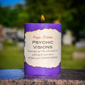 Psychic Visions Candle FREE SHIPPING