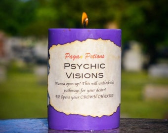 Psychic Visions Candle FREE SHIPPING