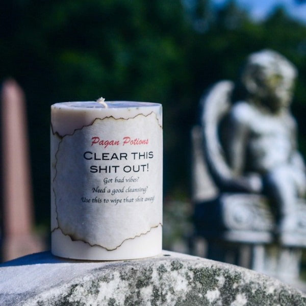 Clear This Shit Candle FREE SHIPPING