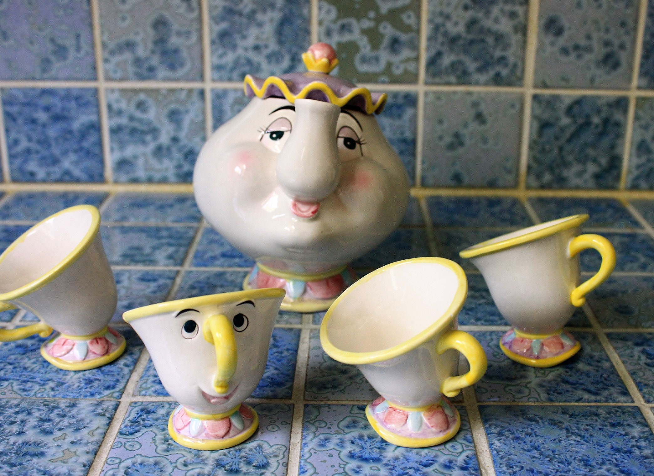 mrs potts real tea set