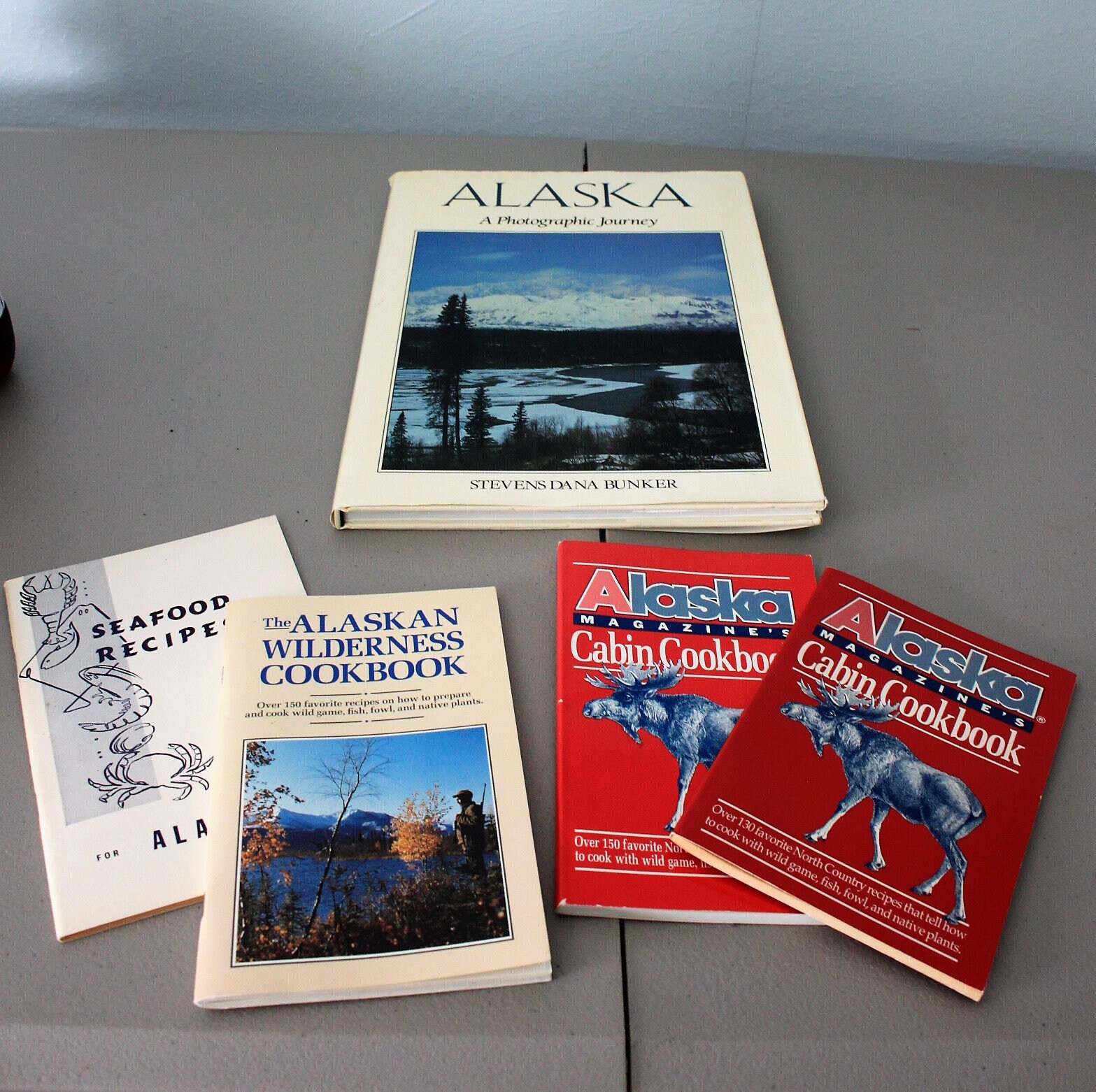 Lot of 6 great rare ALASKA books.