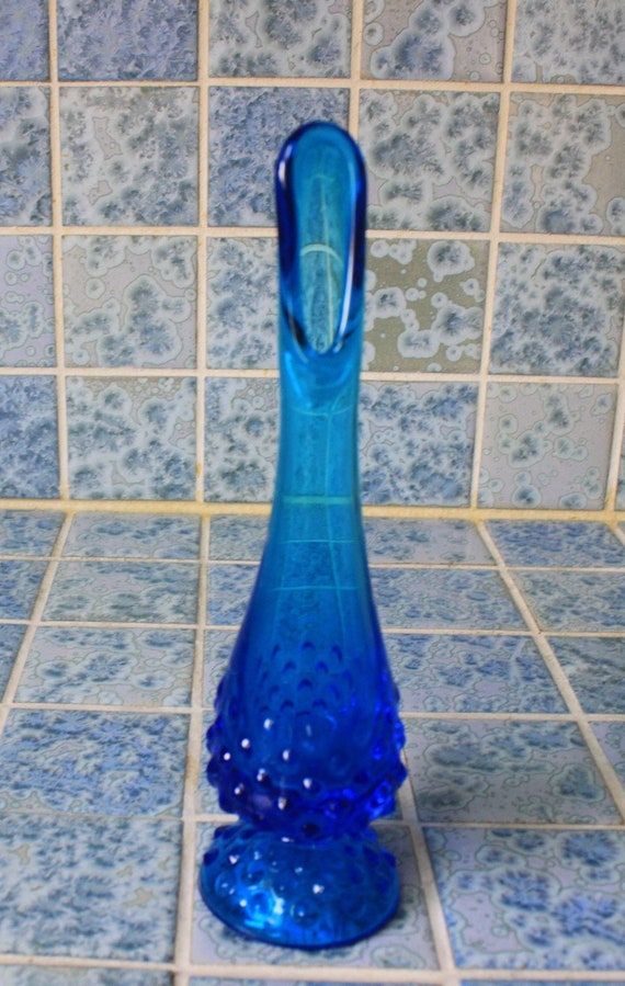 vintage fenton glass 9 12 ocean blue