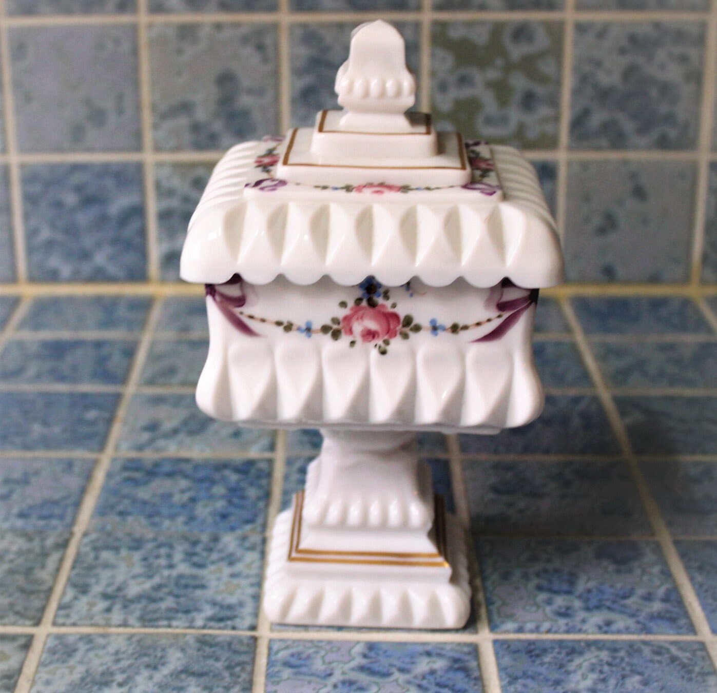 Westmoreland Hand Made Milk Glass Pedestal Covered Candy/Wedding Dish