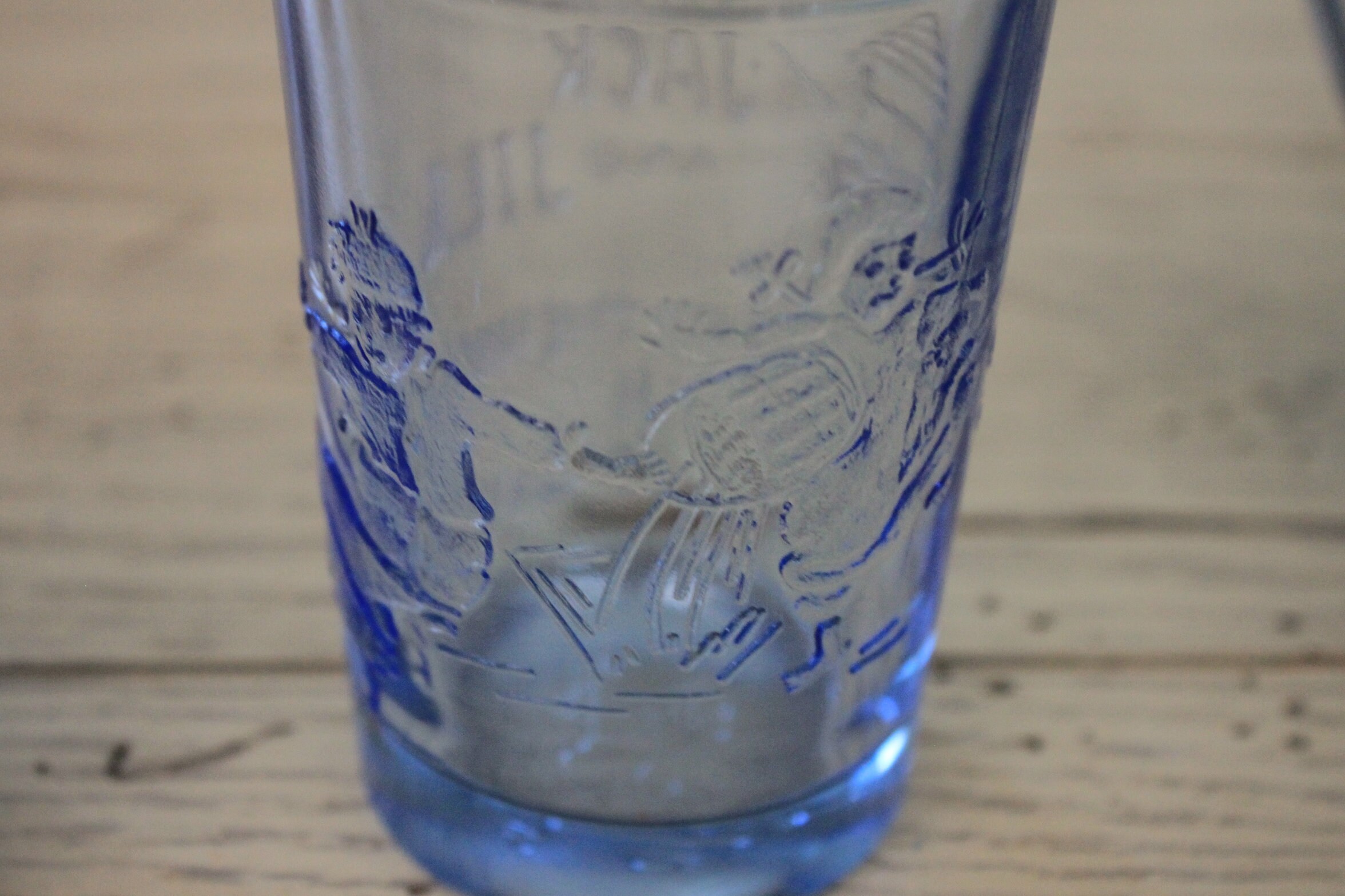 A Tiara Exclusive Nursery Rhyme Jack and Jill Pitcher and Glass Set