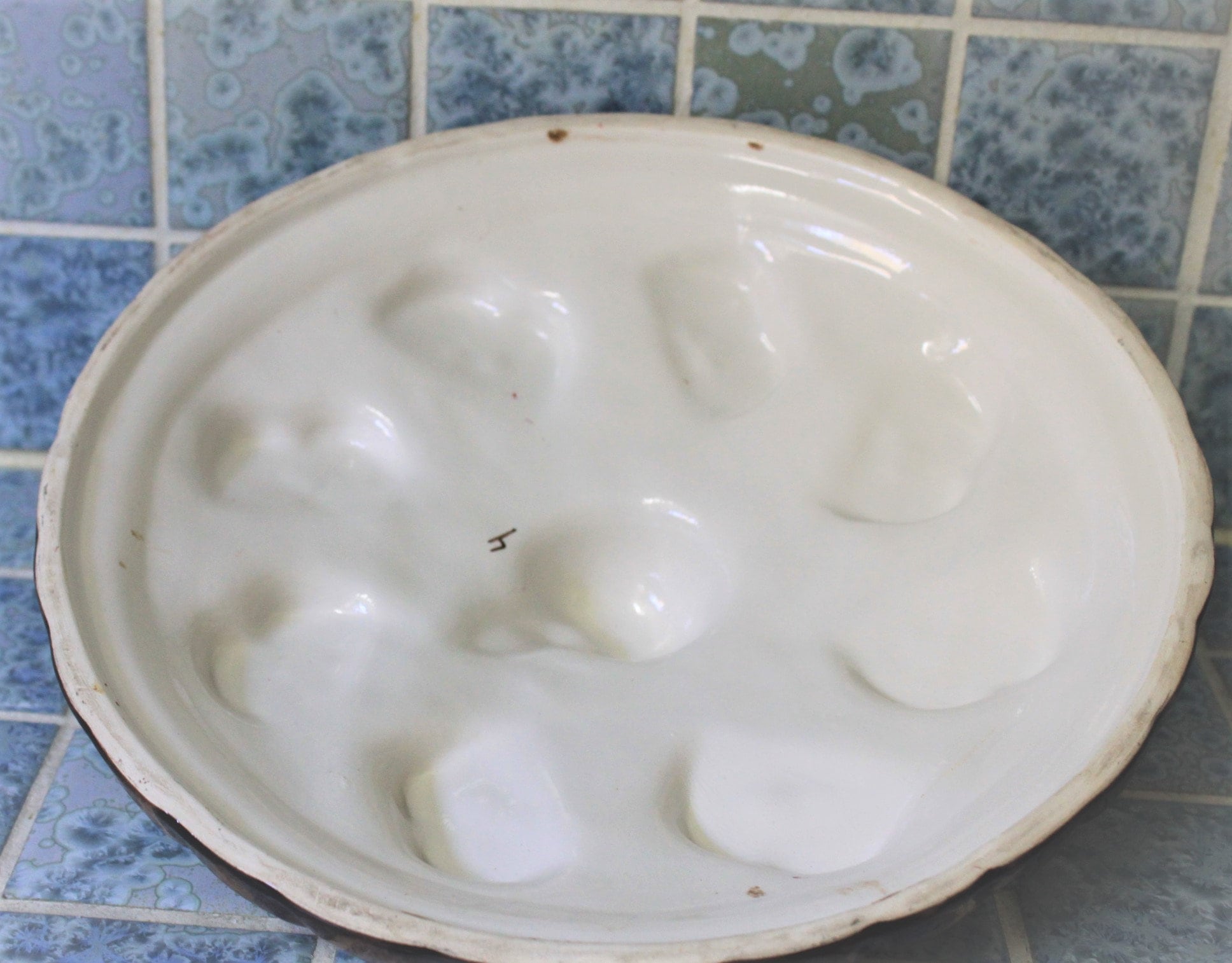 Ceramic Apple Pie Dish Keeper With Lid Vintage Apple Pie Keep 1980s